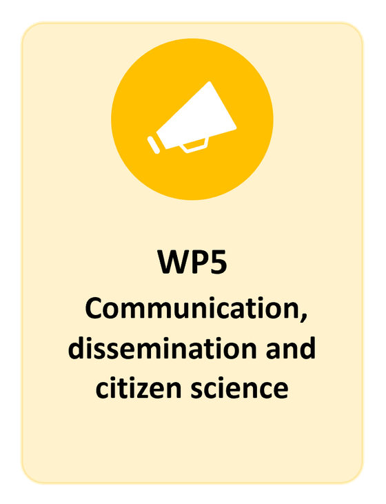 WP5 - Communication, dissemination and citizen science